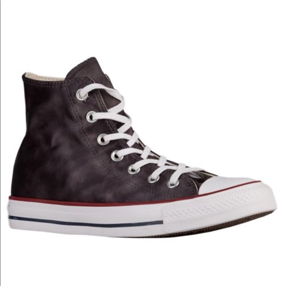 black satin converse